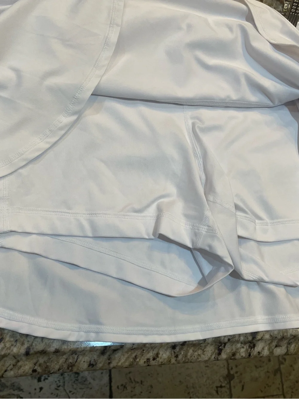 Ideology White Tiered Tennis Skort